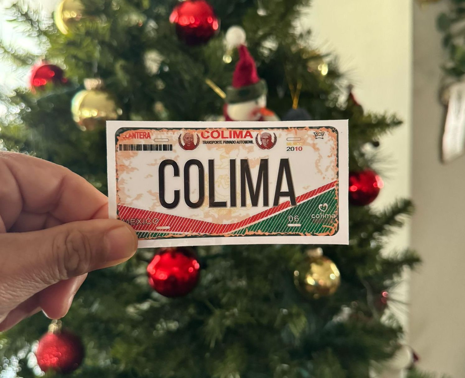 Colima Mexico License Plate Sign & Sticker, Distressed Aluminum - Etsy