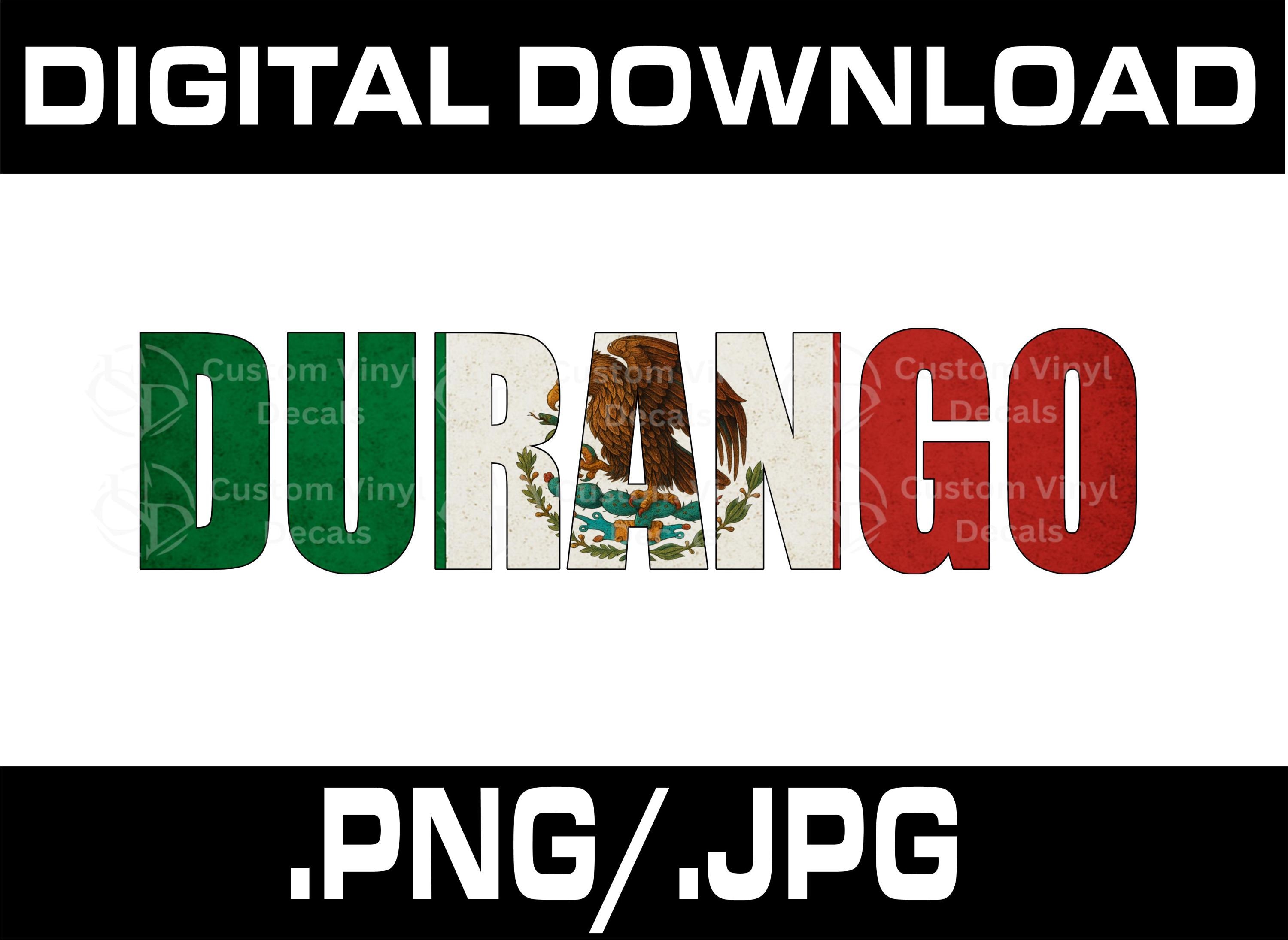 Durango Sign Letra Durango Mexico Letters With Mexican Flag Vintage Style | Letras Con ...