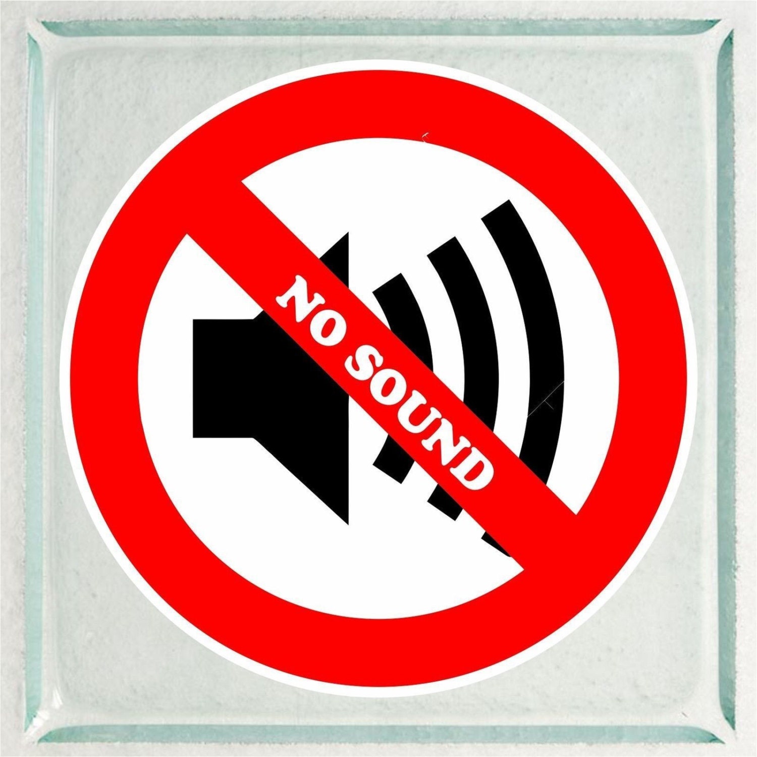 Set of No Sound Warning Sign Stickers Decals Full Etsy