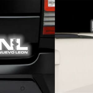 Nuevo Leon NL Mexico Reflective Sticker Decal