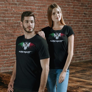 Nayarit Mexico  Eagle Flag Black T-Shirt playera Black t-shirt tshirt t shirt playera