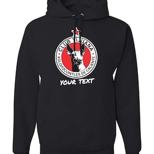Tijuana au Mexique Xolos à capuche Sweat à capuche Sweat à capuche Sudadera avec Text(optional) sur mesure