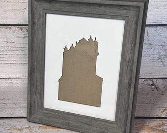 Character Autograph Tower Cut Out Photo Mat for 5x7 Photo, Autograph Photo Mat, Vacation Must Have