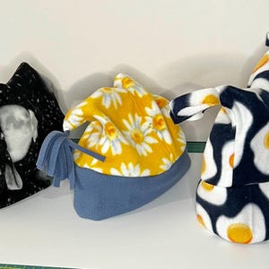 Short Jester Retro Fleece Snow Worthy Beanie Hat!