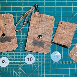 Kork, Vegan Brieftasche, Nachhaltige Brieftasche aus veganem Leder
