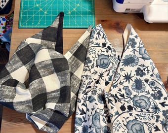 Canvas Tote Bag: Handmade Origami Style
