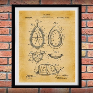 1913 Anesthesia Mask Patent Print, Anesthetia Mask Poster, Anesthesia Machine Patent, Anesthesiologist Gift, Doctor Office Art