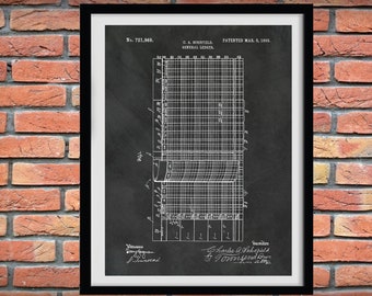 1903 General Ledger Patent Print, General Ledger Poster, Accountant Wall Art, Bookkeeper Gift, CPA Gift, Accounting Décor, Bookkeeping Art