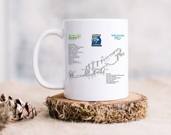 Alpengeist Roller Coaster MUG - Roller Coaster Geek Mug Gift Idea, Alpengeist Roller Coaster Pencil Holder Mug, Busch Gardens Roller Coaster