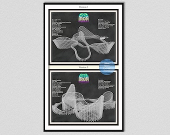 Iron Gwazi Roller Coaster Drawing, Busch Gardens Tampa Bay Newest Roller Coaster, Iron Gwazi Roller Coaster Blueprint, Thrill Rider Gift,