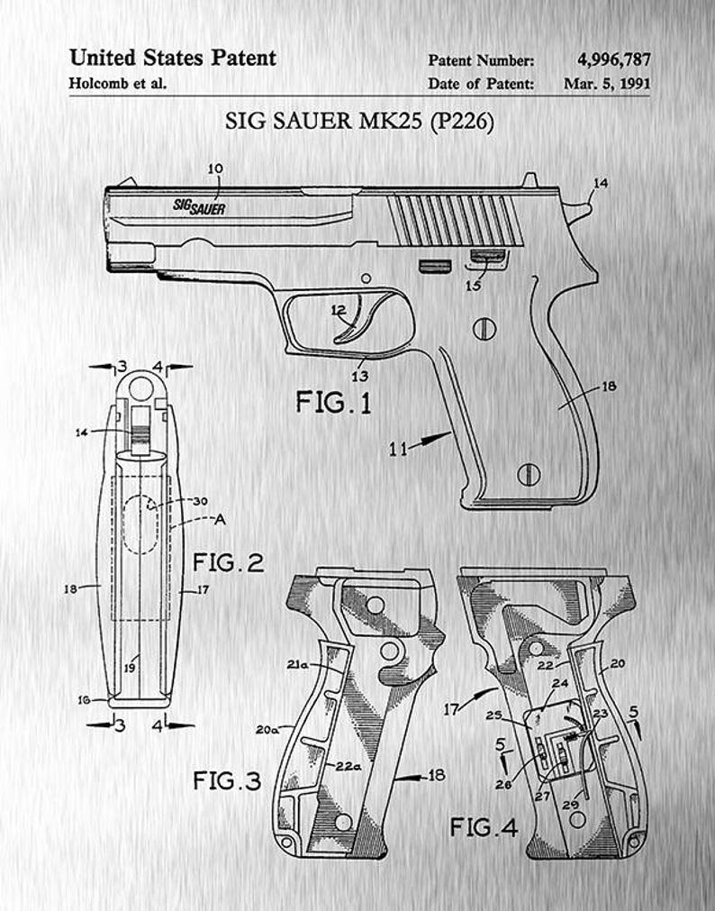 Чертеж sig sauer p226