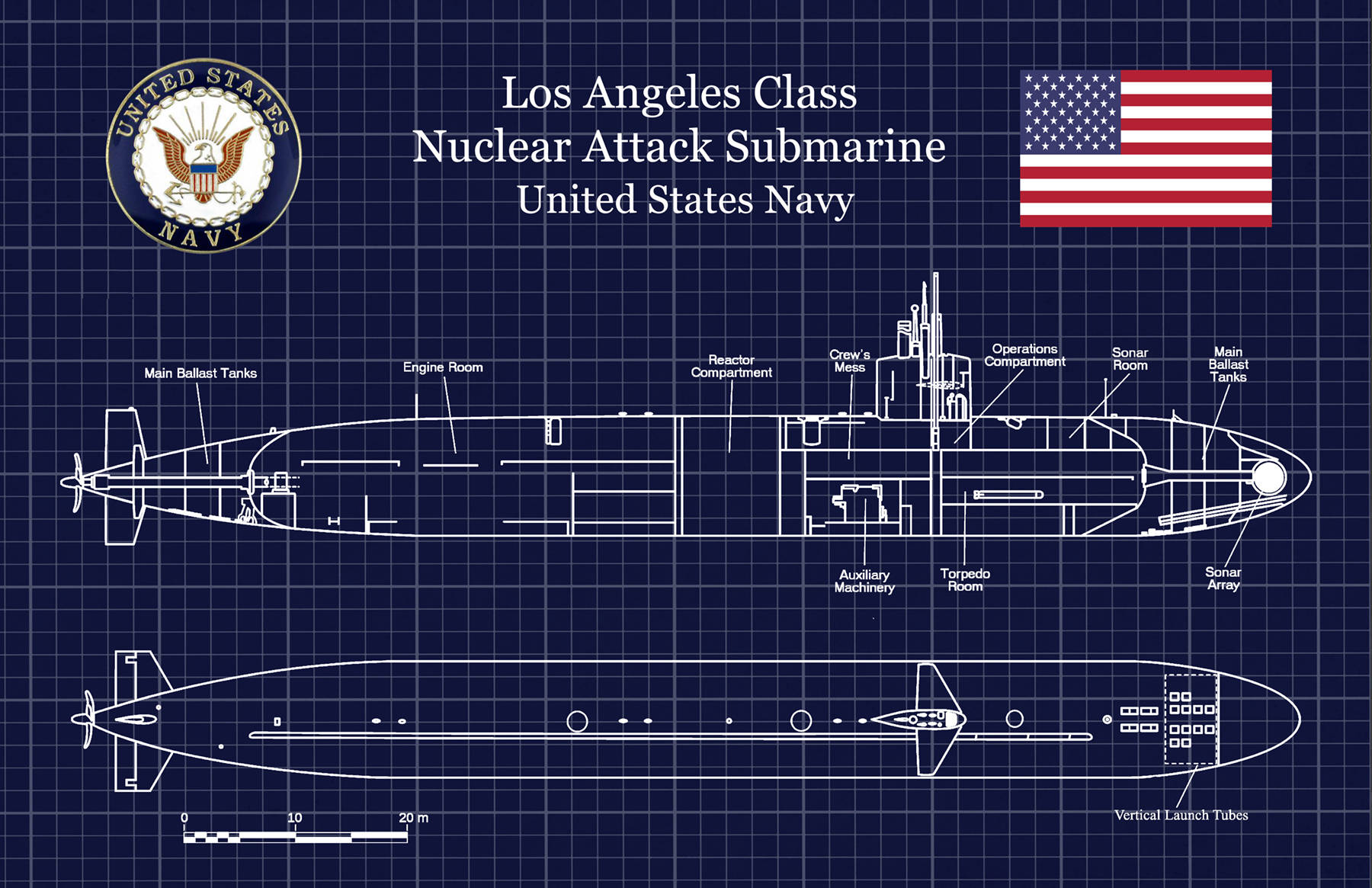 Seawolf Class Submarine Diagram