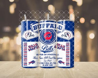 Buffalo Bills 20 Oz Tumbler, Bills Mafia Hidden Swear Words Tumbler, Don't Fuck with the Bills Mafia, Must Have for Bills Tailgate Parties
