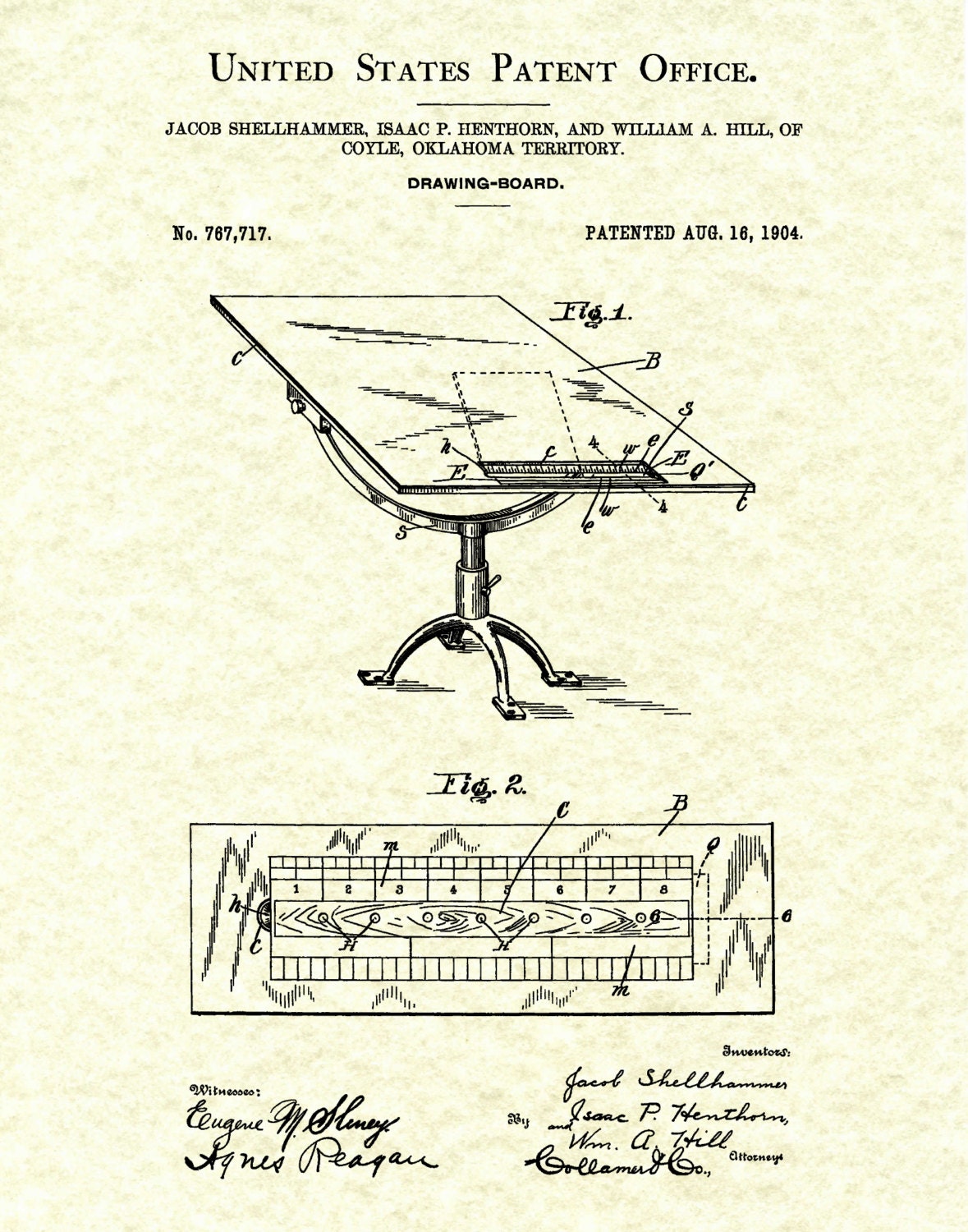 drafting board drawing