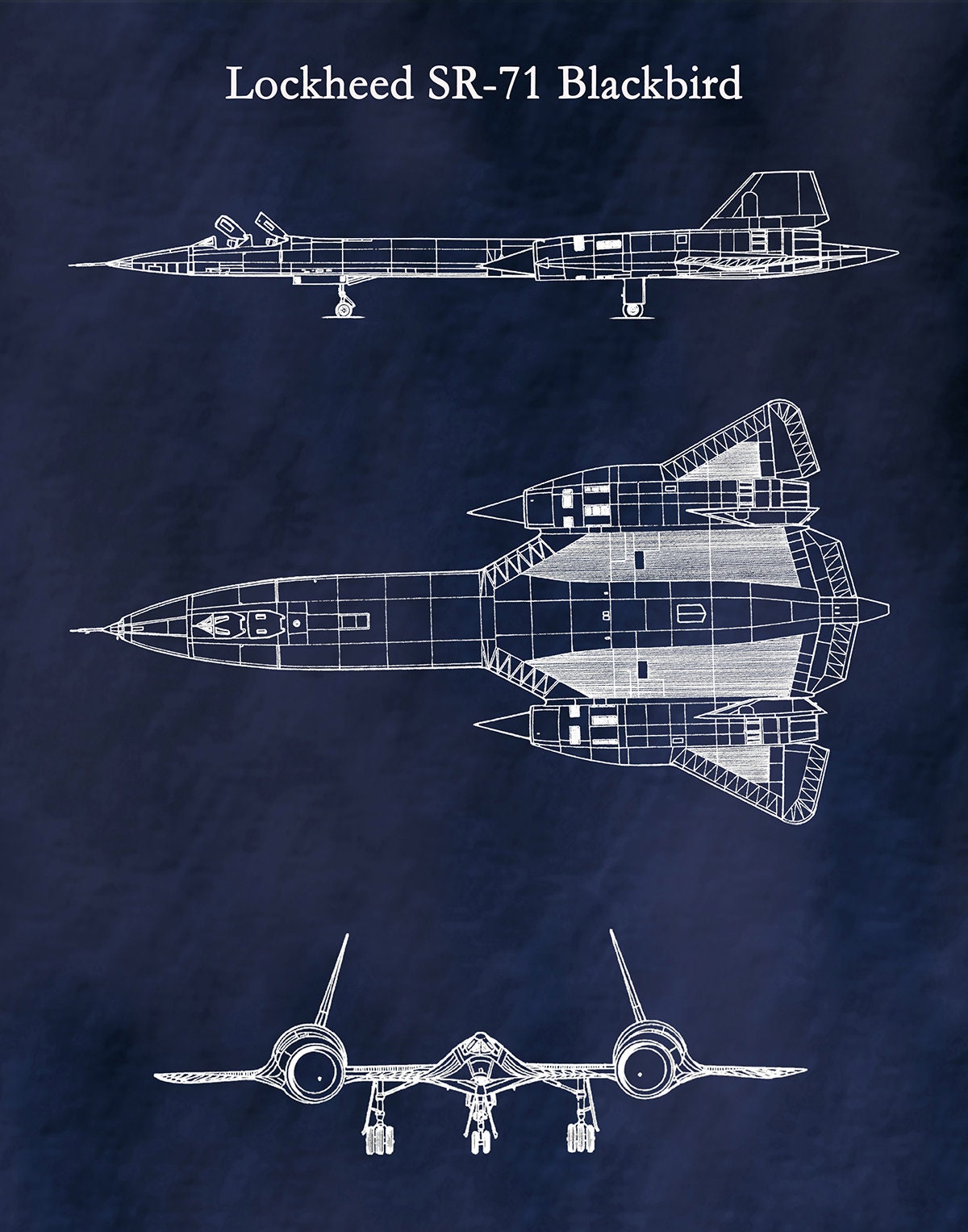 Sr-71 Blackbird Schematics Schematic Of The Sr-71