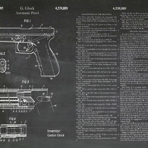 Glock Poster Vintage Circa 2001