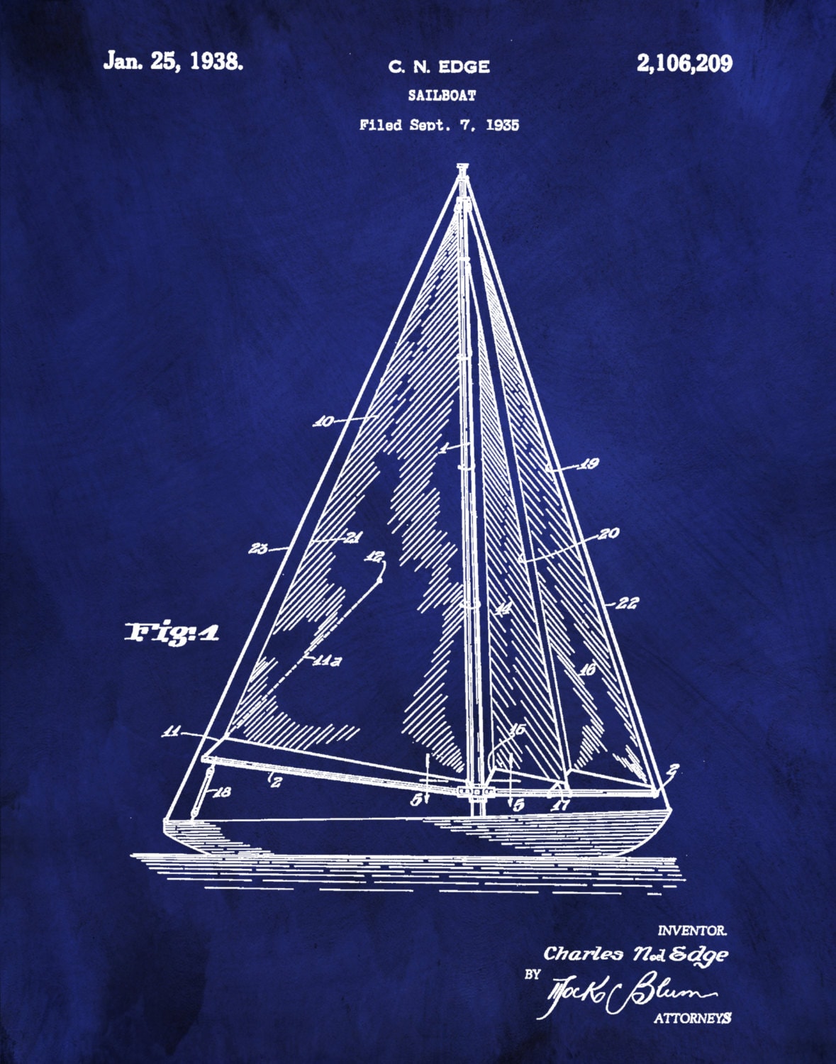 sailboat art posters