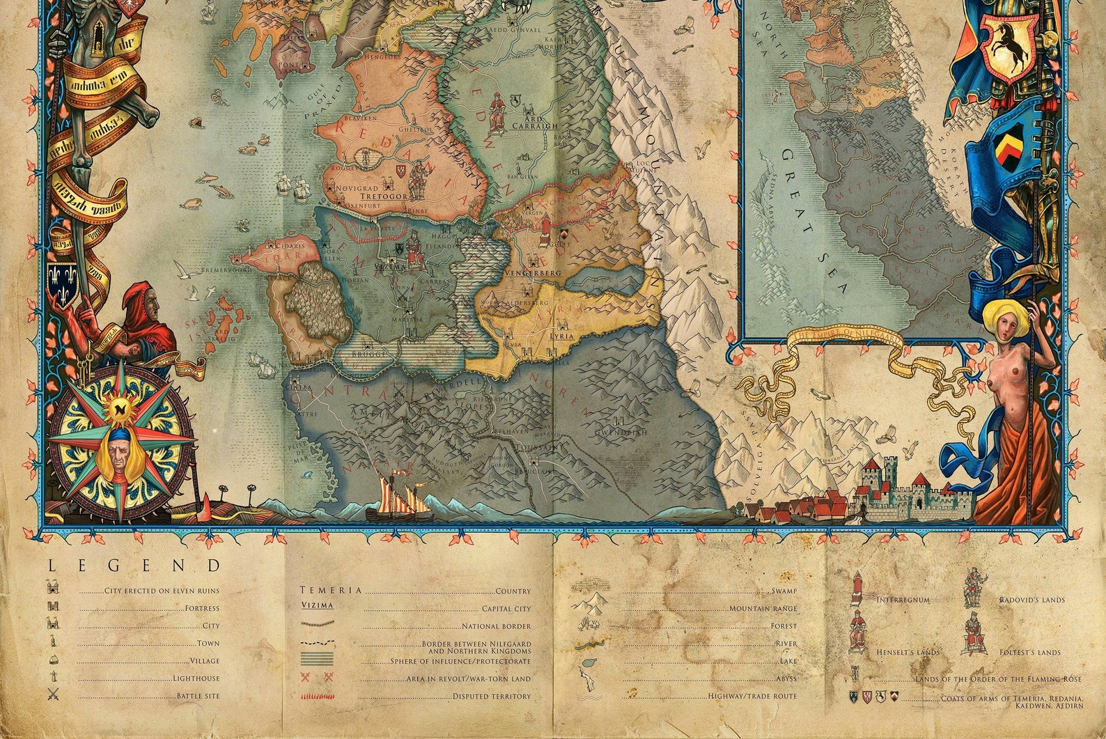 Карта первого ведьмака