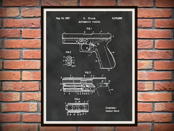 Glock Poster Vintage Circa 2001
