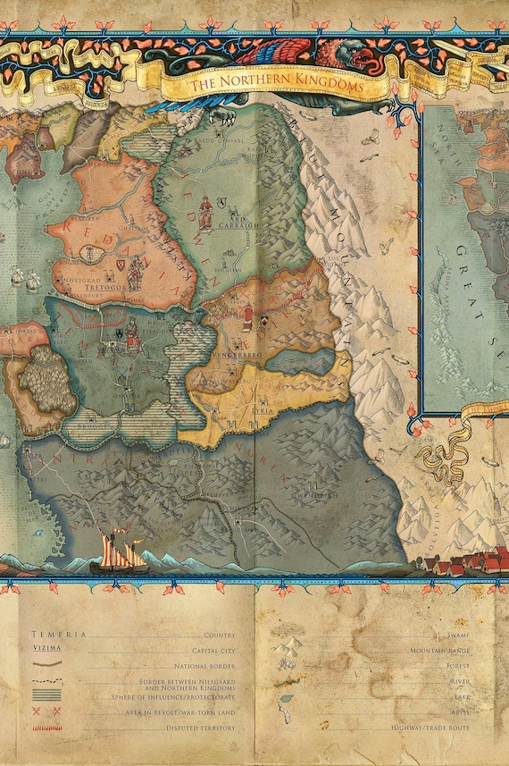 the witcher map of the world the witcher map of the world