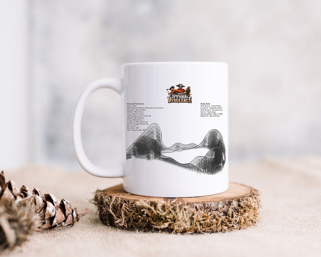Steel Vengeance Roller Coaster MUG Roller Coaster Geek Mug Gift Idea