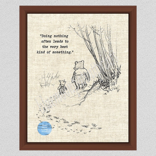 Doing nothing leads to the best of something etsy