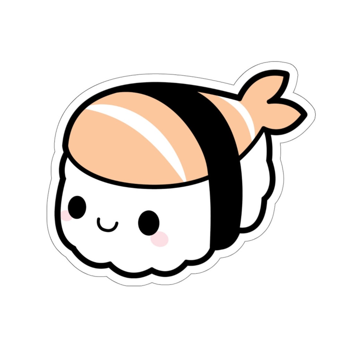  Sushi Stickers  Cute Sushi  Laptop Sticker  Kawaii Clipart Etsy