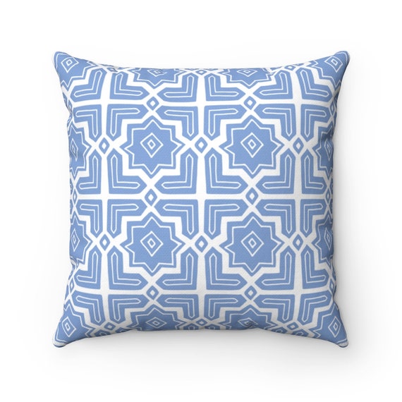 Moroccan Throw Pillow Moroccan Pillow Geometric Throw Etsy