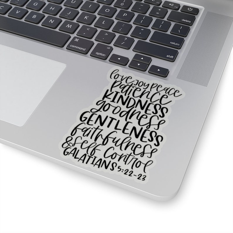 Bible Verse Laptop Sticker Christian Sticker Christian Etsy