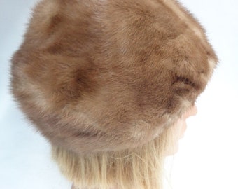 Mint Canadian Pastel Mink Fur Hat Cap Women Woman Size All  display picture 3