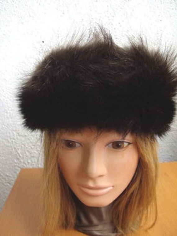 Brand New Natural Raccoon Racoon Fur Headband Hairwrap Hair  display picture 1
