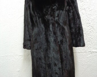 優れた天然カナダ産ダークランチミンクファーコートジャケット女性