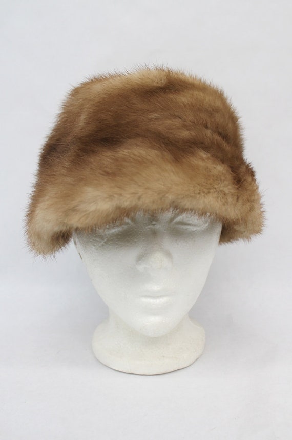 Mint Canadian Pastel Mink Fur Hat Women Woman Size