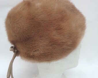 Excellent Canadian Pastel Mink Fur Hat Cap Women Woman Size  display picture 3