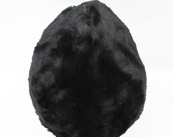 Excellent Black Sheared Rabbit Fur Hat Woman Women Size All  display picture 1