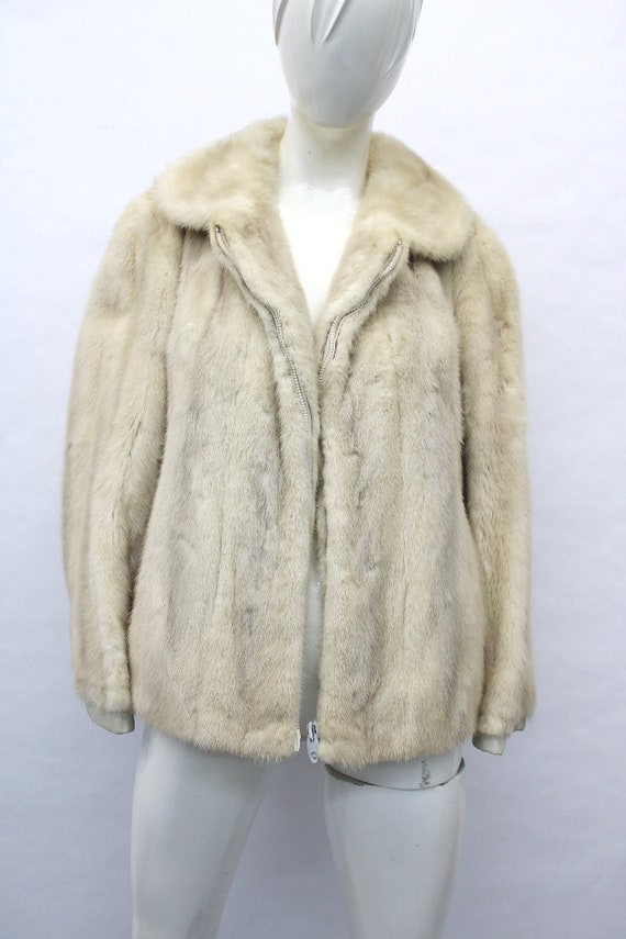 Scrap Item: Lavender Mink Fur Coat Jacket Arts & … - image 1