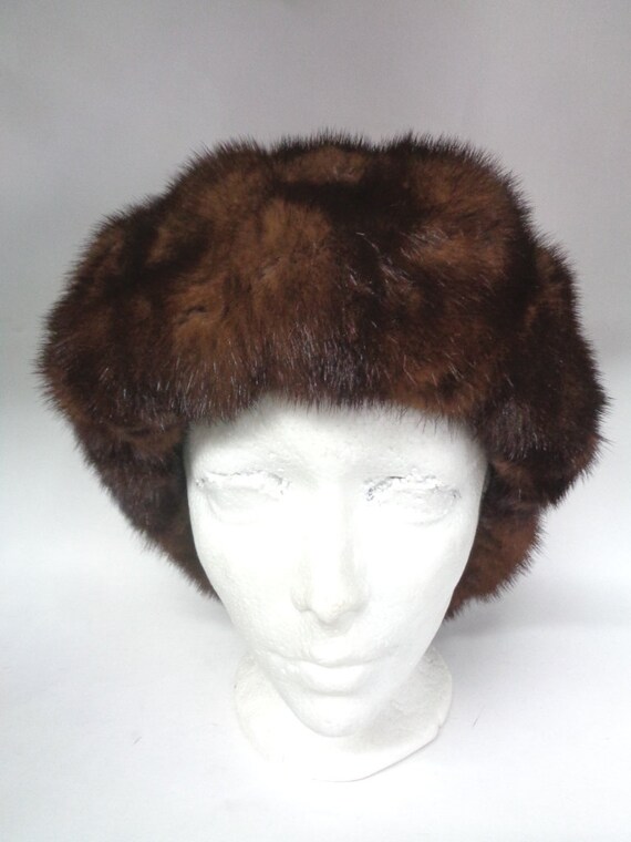 Refurbished New Canadian Demi Buff Mink Fur Hat for Women  display picture 1
