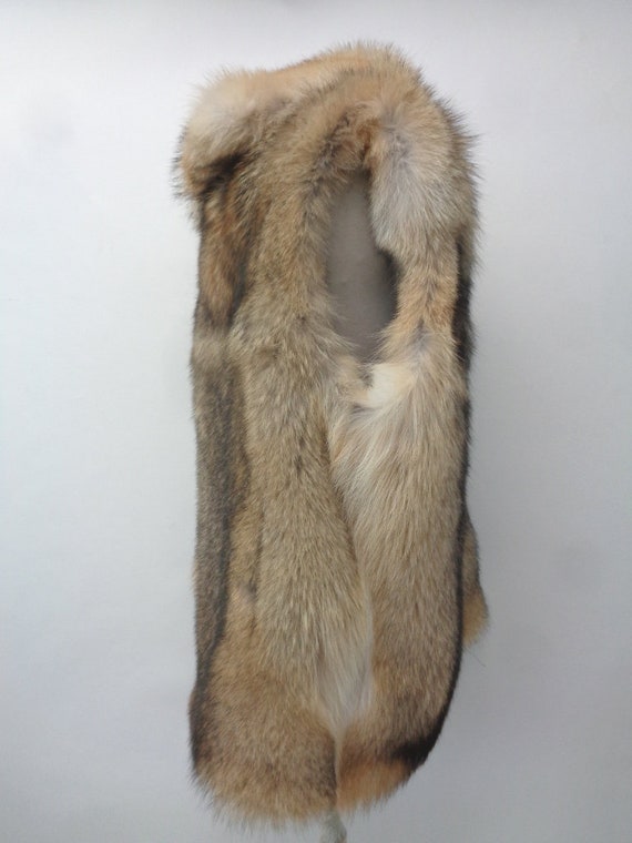 Brand New Natural Coyote Fur Vest Men Man Size All - image 3