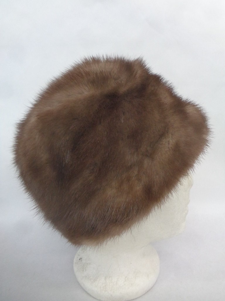 Mint Canadian Lutetia Mink Fur Hat Cap Women Woman Size 21.5  display picture 1