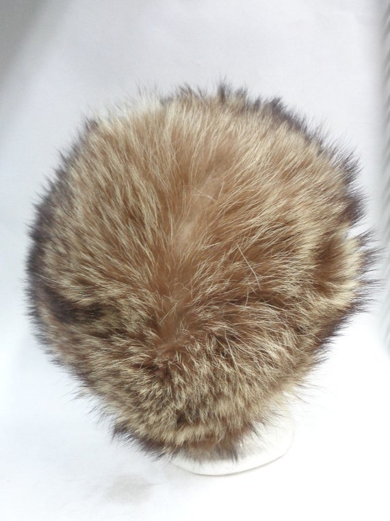 Mint Natural Raccoon Fur Hat Cap Women Woman Size… - image 2