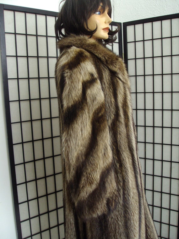 Excellent Natural Raccoon Racoon Fur Coat Jacket … - image 2
