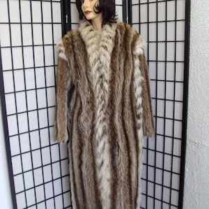 Mint Raccoon Fur Coat Fox & Finn Raccon Women Woman 2-4 Petite New Lining