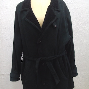 Mint groen geschoren schaap lam schapenvacht bont jas vacht mannen man maat 46 XL