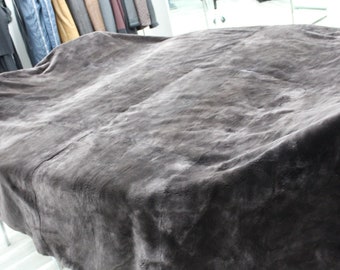 Brand New Sheared Beaver Double Sided Fur Blanket Throw Bed Cover 100"X100"