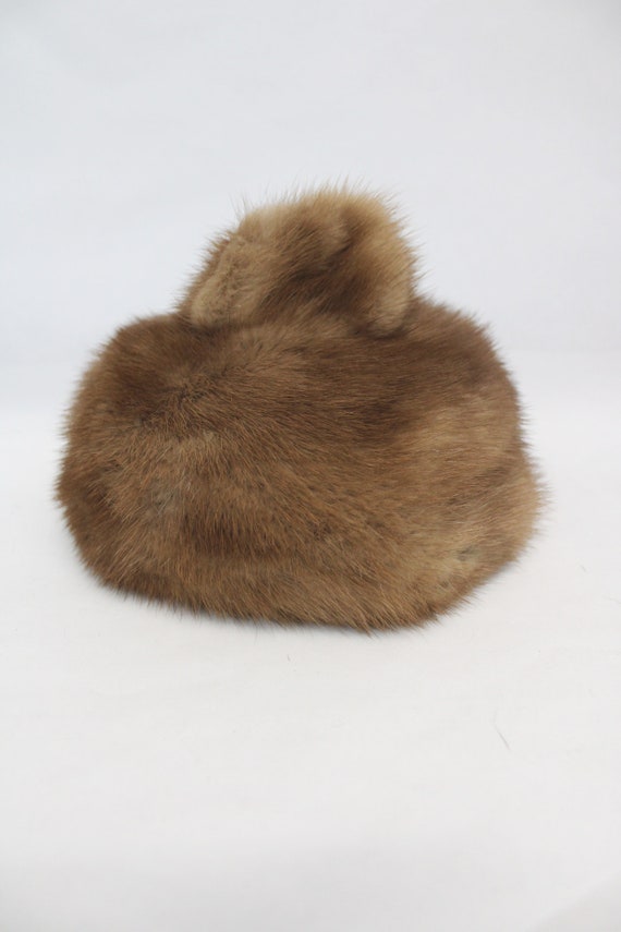 Excellent Canadian Pastel Mink Fur Hat Baby Size 1