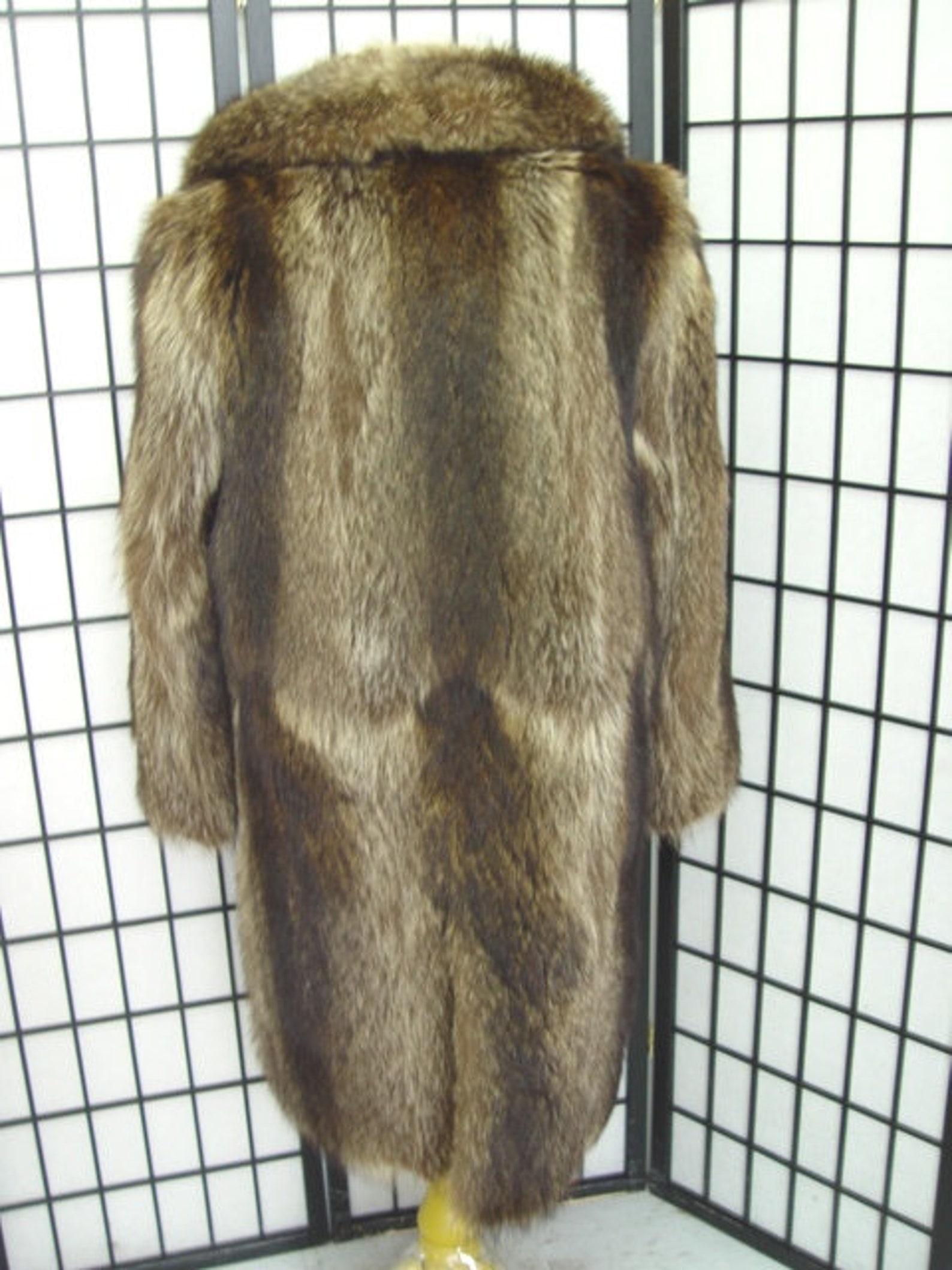 Mint Natural Canadian Raccoon Racoon Fur Coat Jacket Men Man Sz 38 ...