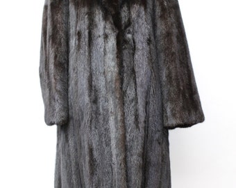 レディース サイズ6 ダークランチミンクファーコート MINT+ 女性用