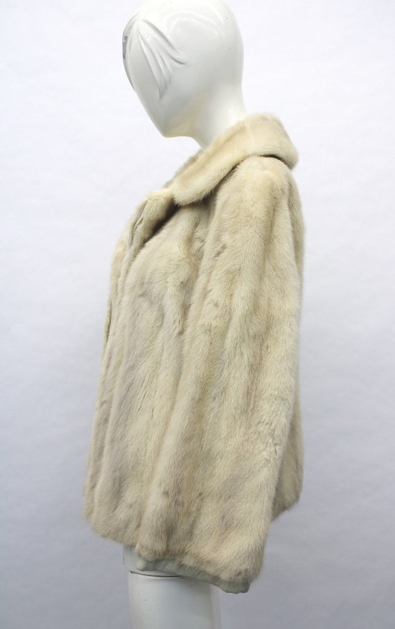 Scrap Item: Lavender Mink Fur Coat Jacket Arts & … - image 2