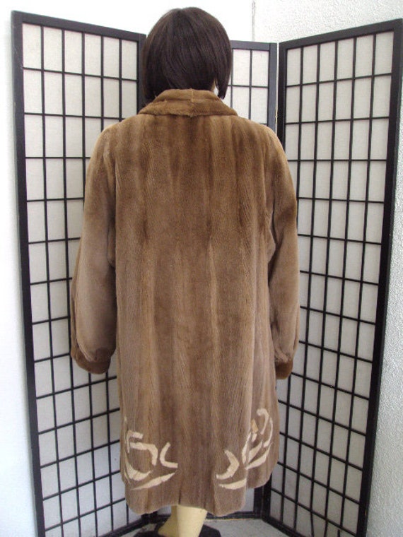 New Refurbished Sheared Pastel Mink Fur Coat Jack… - image 4