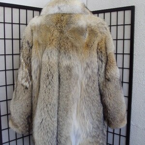 Brand new natural coyote fur jacket coat for men man size all custom made image 3